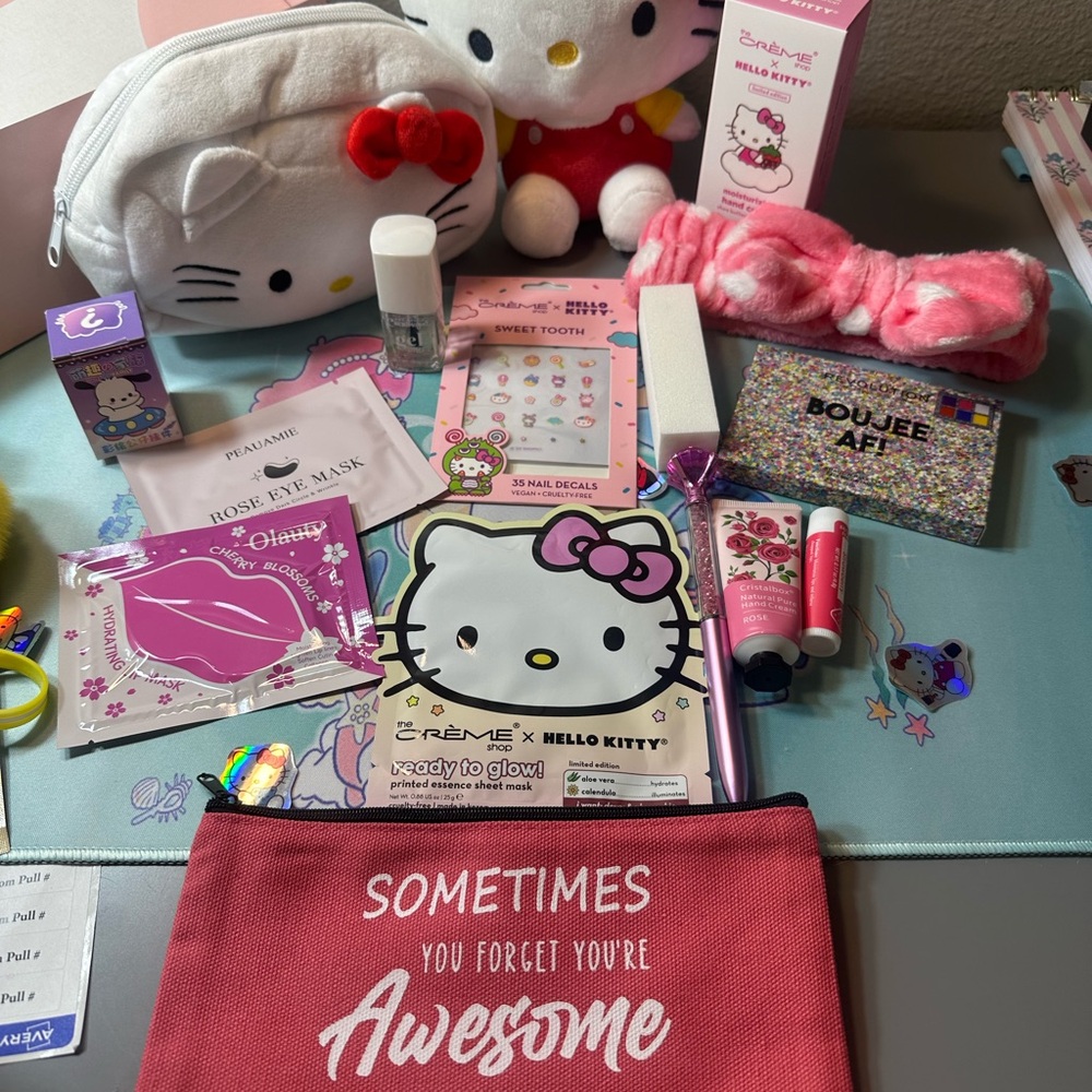 🎀 Hello Kitty Self-Care & Beauty Gift Bundle 🎀